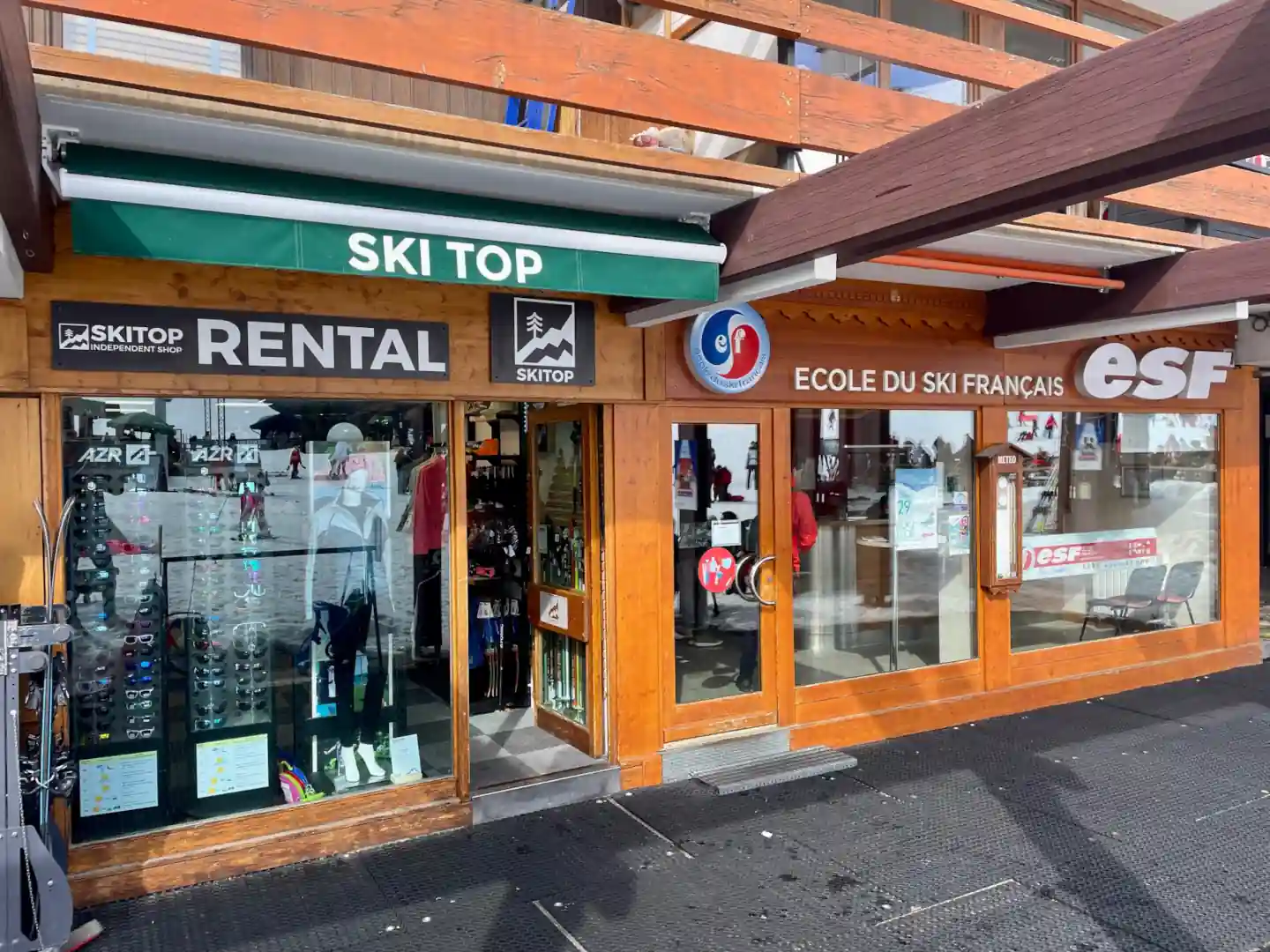 Façade de la boutique - Skitop Façade de la boutique - Skitop